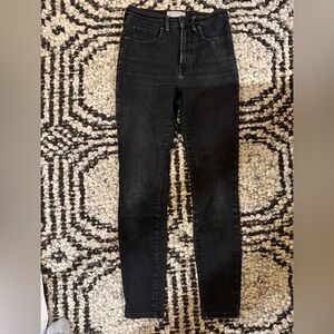 Everlane Women's Black High Rise Authentic Stretch Skinny Jeans